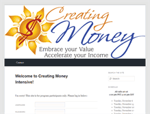 Tablet Screenshot of creatingmoneyintensive.info